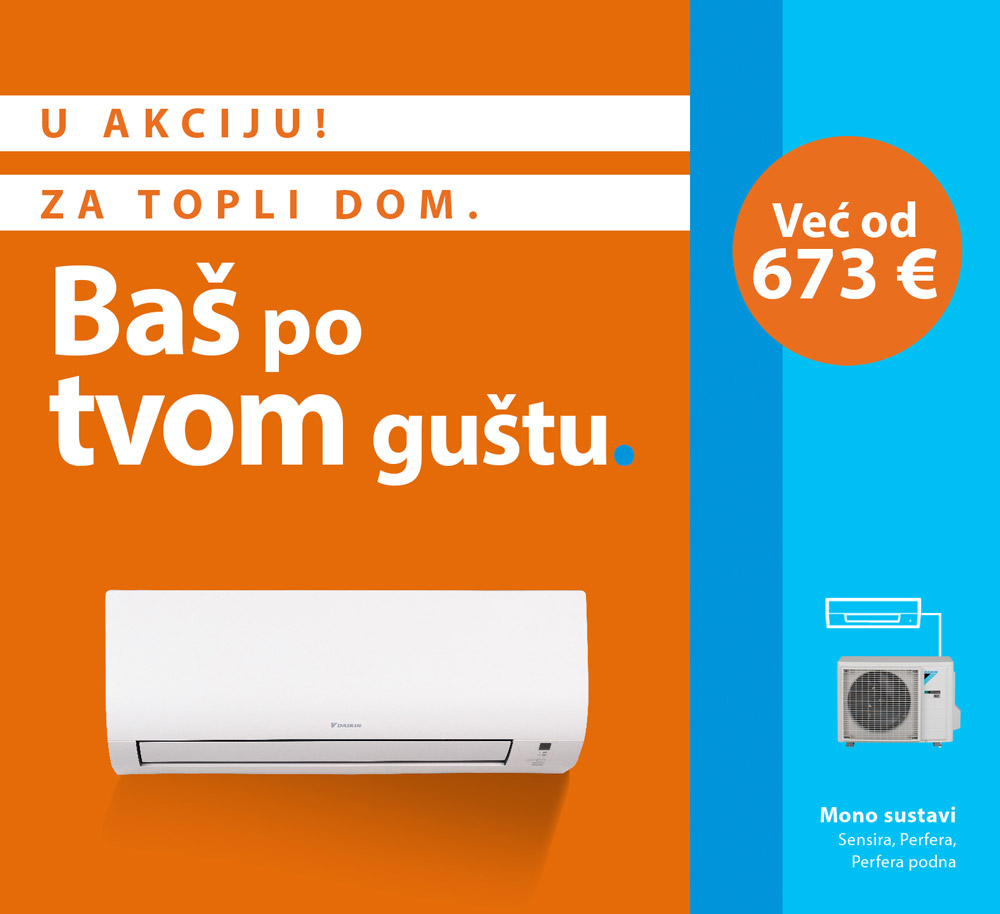 akcija Daikin mono split