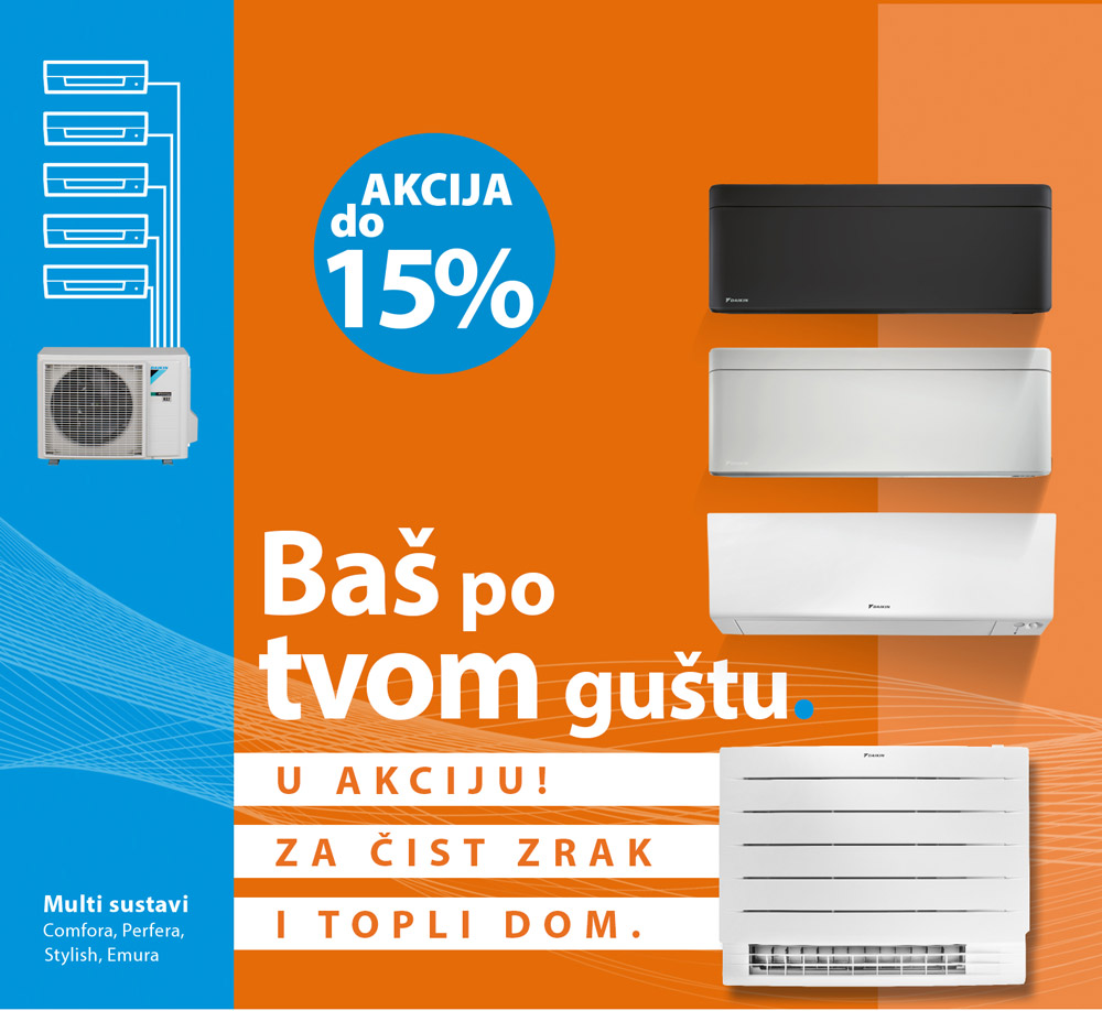 akcija Daikin multi split 