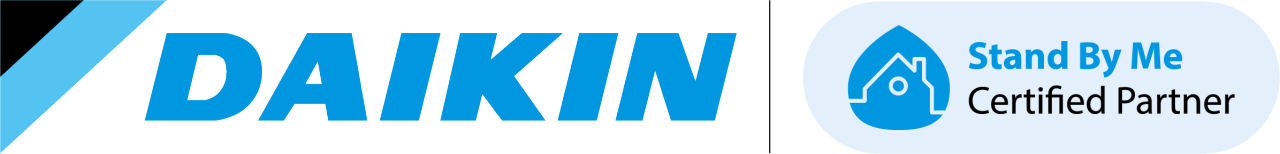Logotip programa Daikin Stand By Me certifiranog partnera