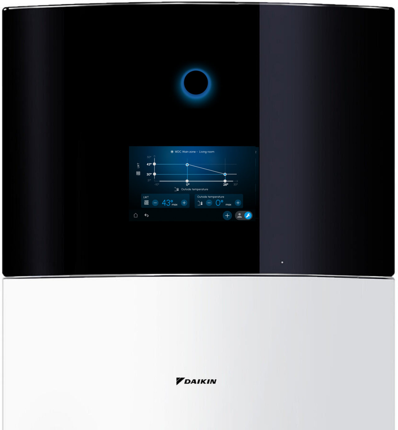 Daikin Altherma MMI zaslon u boji osjetljiv na dodir od 5"